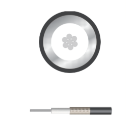 050/50 Silver-plated Copper 50 Ohm Micro Coaxial Cable – BYC Cables