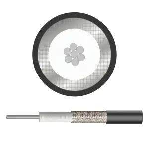 050/50 Silver-plated Copper 50 Ohm Micro Coaxial Cable – BYC Cables