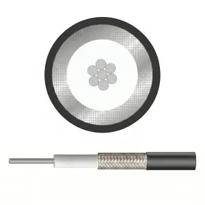 137/50 Silver-plated Copper 50 Ohm Micro Coaxial Cable – BYC Cables