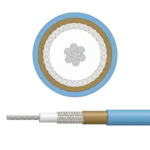 AWG36/50 Ohm FEP/PET Extreme Micro-miniature Dual Shielded Micro-Coaxial Cable 0.58mm – BYC Cables