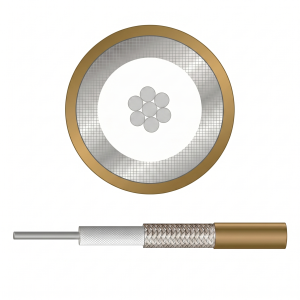 179/75 PTFE/FEP High Fidelity Silver-plated Shielded 75 Ohm Coaxial Cable – BYC Cables