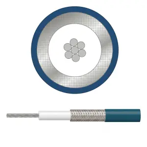 670-047/50 PTFE/FEP Tin-Soaked Hand-Formable 50 Ohm Coaxial Cable – BYC Cables